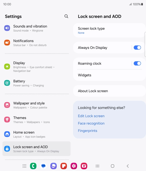 Press the Home key to return to the home screen.