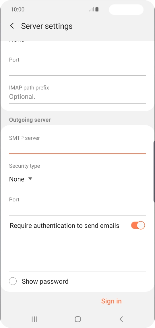 Press the drop down list below 