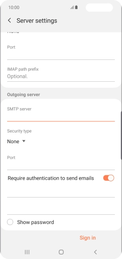 Press the drop down list below 