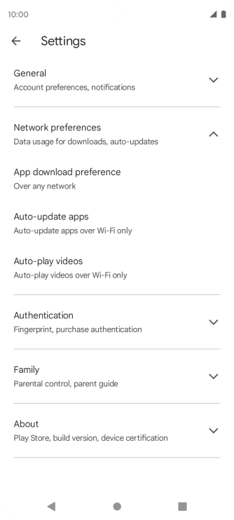 Press Auto-update apps.