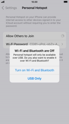 If Wi-Fi is turned off, press Turn on Wi-Fi and Bluetooth.
