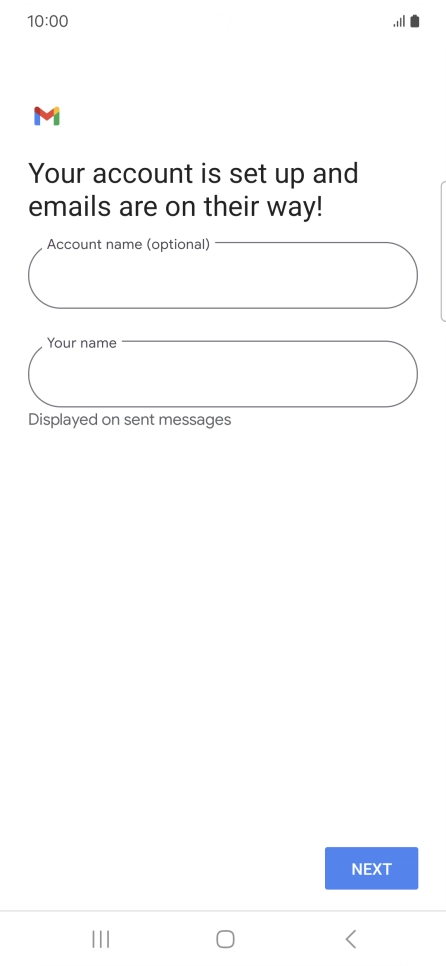 Press the field below 