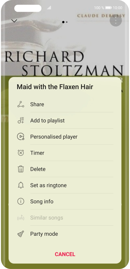 Press Add to playlist.