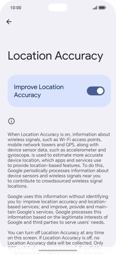 If you press the indicator next to 