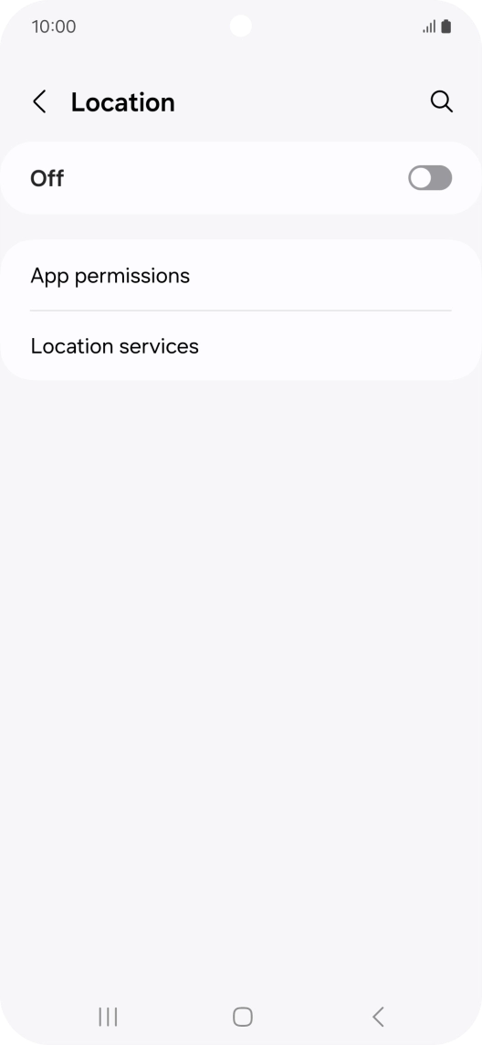 Press the indicator to turn the function on or off.