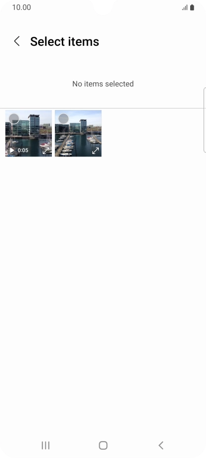 Press the required picture.