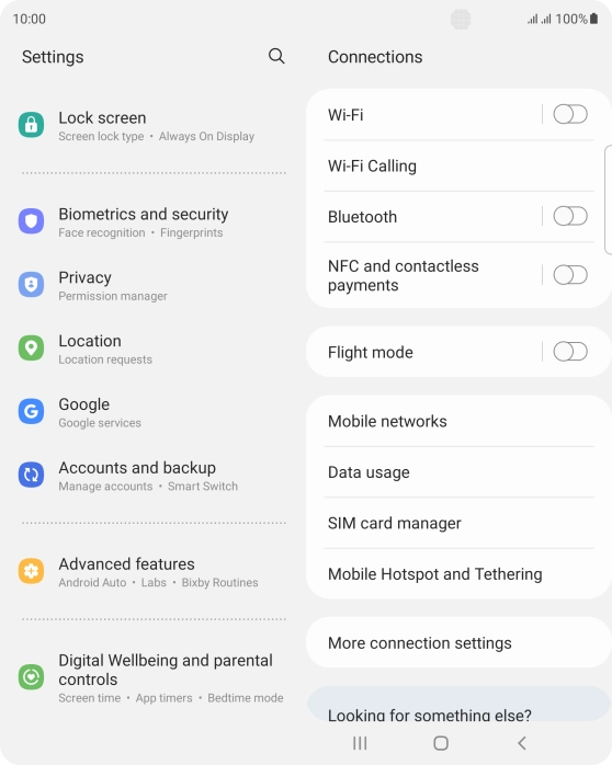 Press Accounts and backup.