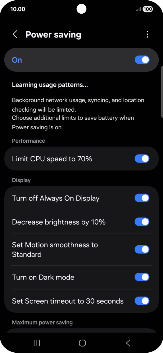 Press the Home key to return to the home screen.