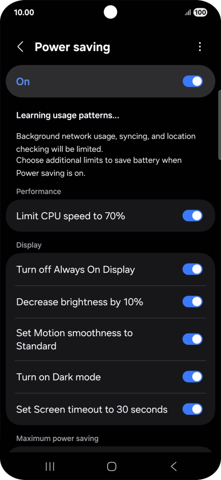 Press the Home key to return to the home screen.