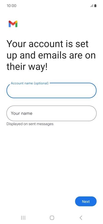 Press the field below 