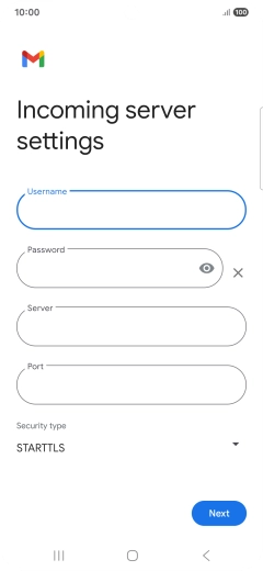 Press the field below 