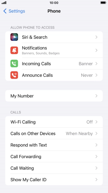 Press Wi-Fi Calling.