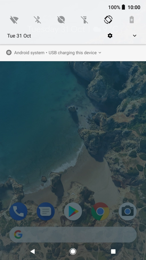 Press Android system.