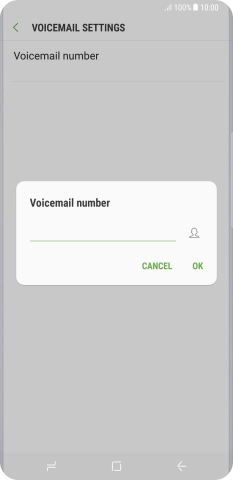 Key in +447953222222 and press OK.