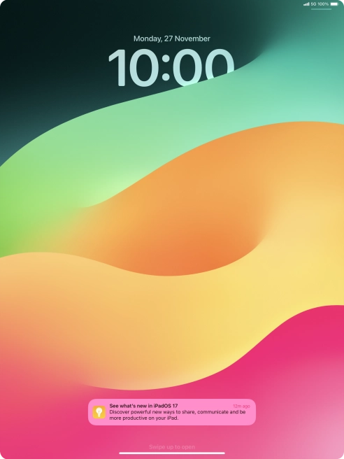 Press the required notification and follow the instructions on the screen to use the selected function.