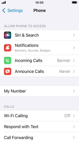 Press Wi-Fi Calling.
