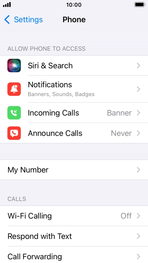 Press Wi-Fi Calling.