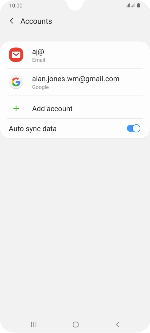 Press the Home key to return to the home screen.