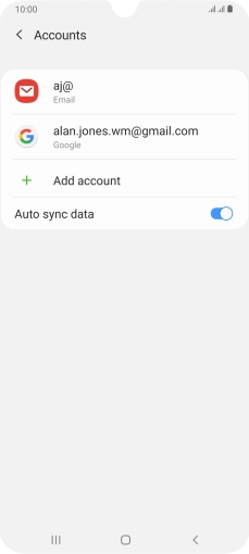 Press the Home key to return to the home screen.