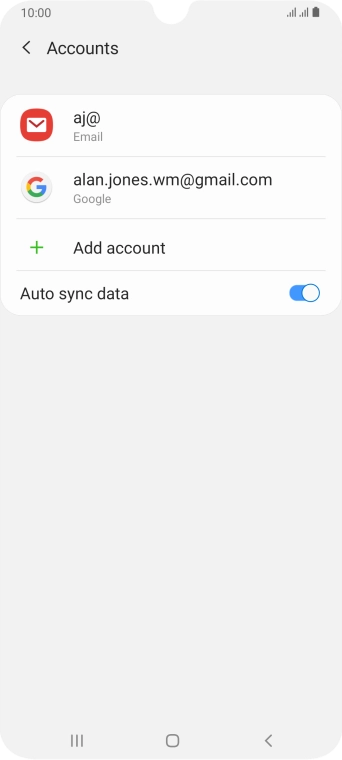 Press the Home key to return to the home screen.