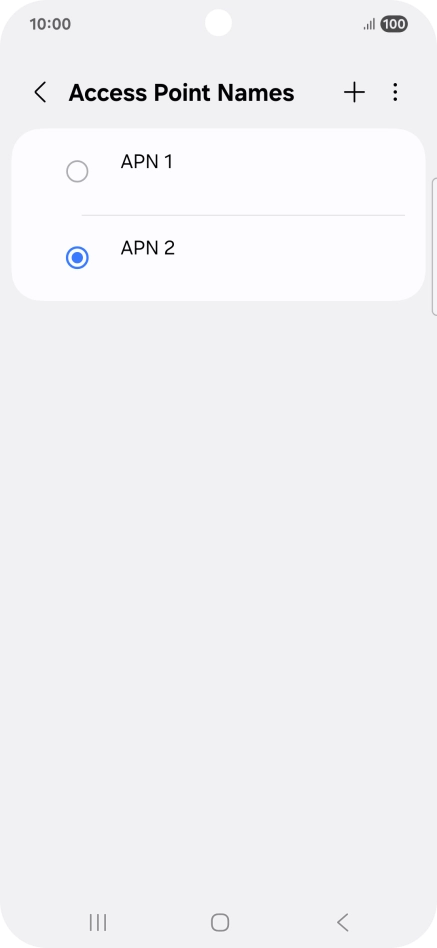 Press the Home key to return to the home screen.