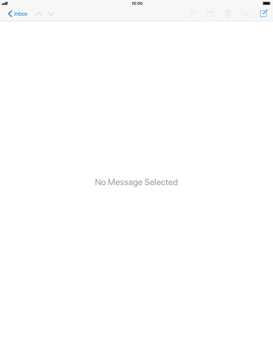 Press the new email message icon.