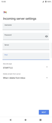 Press the drop down list below 