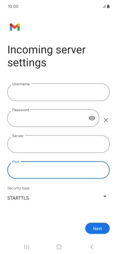 Press the drop down list below 