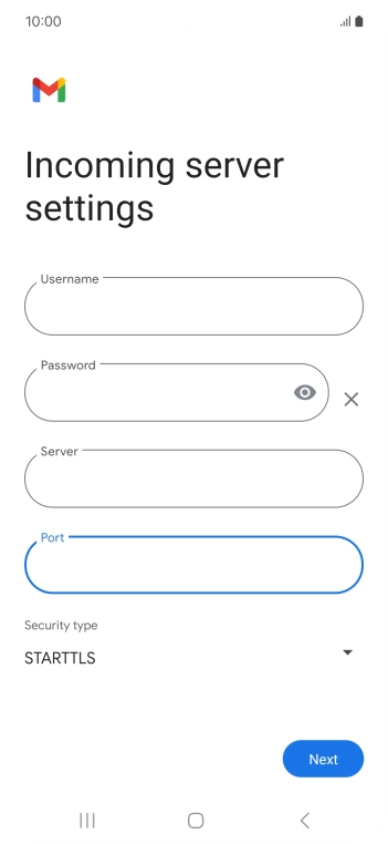 Press the drop down list below 