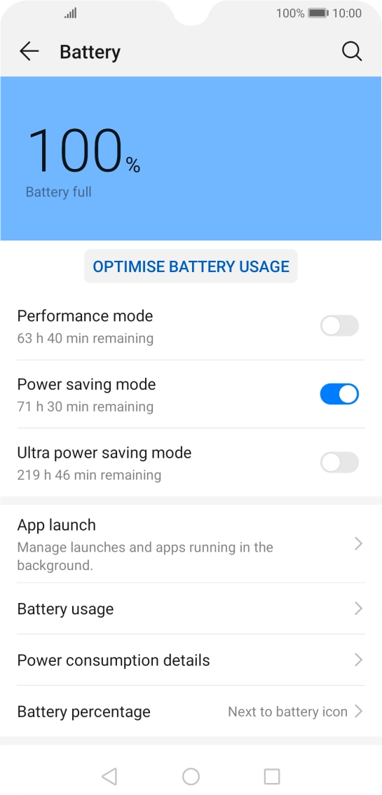 Press the Home key to return to the home screen.