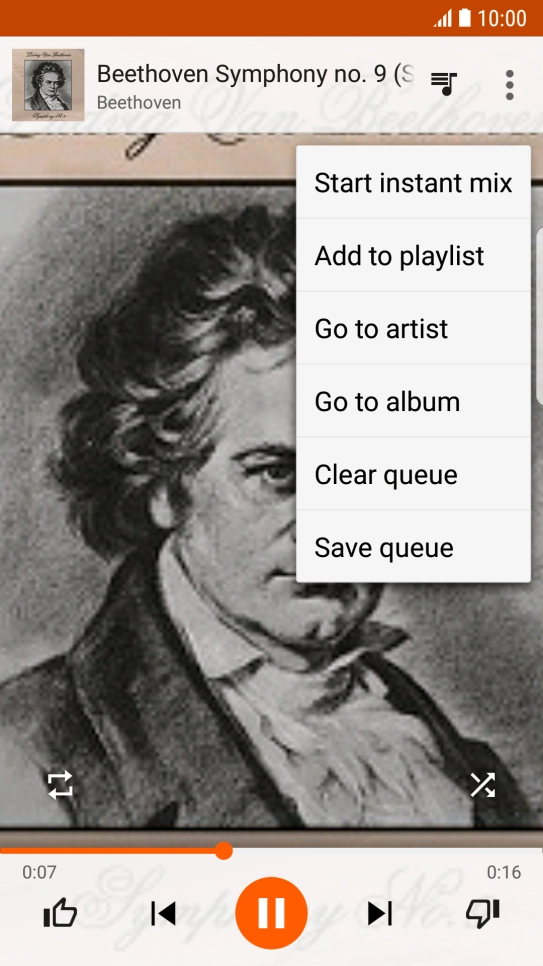 Press Add to playlist.