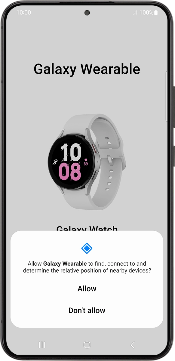 On your phone: Press Allow.