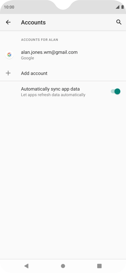 Press the Home key to return to the home screen.