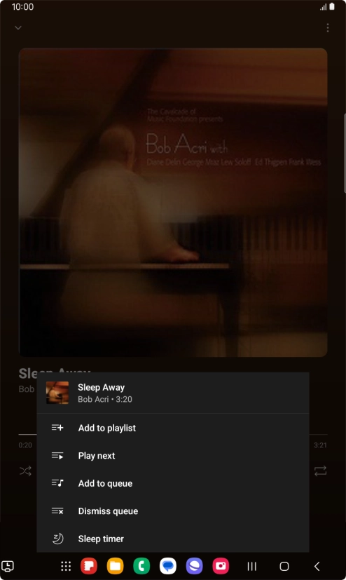 Press save to playlist icon.