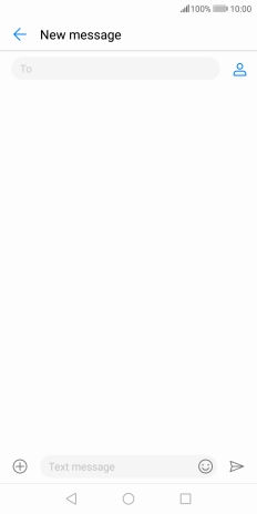 Press To and key in the first letters of the recipient's name.