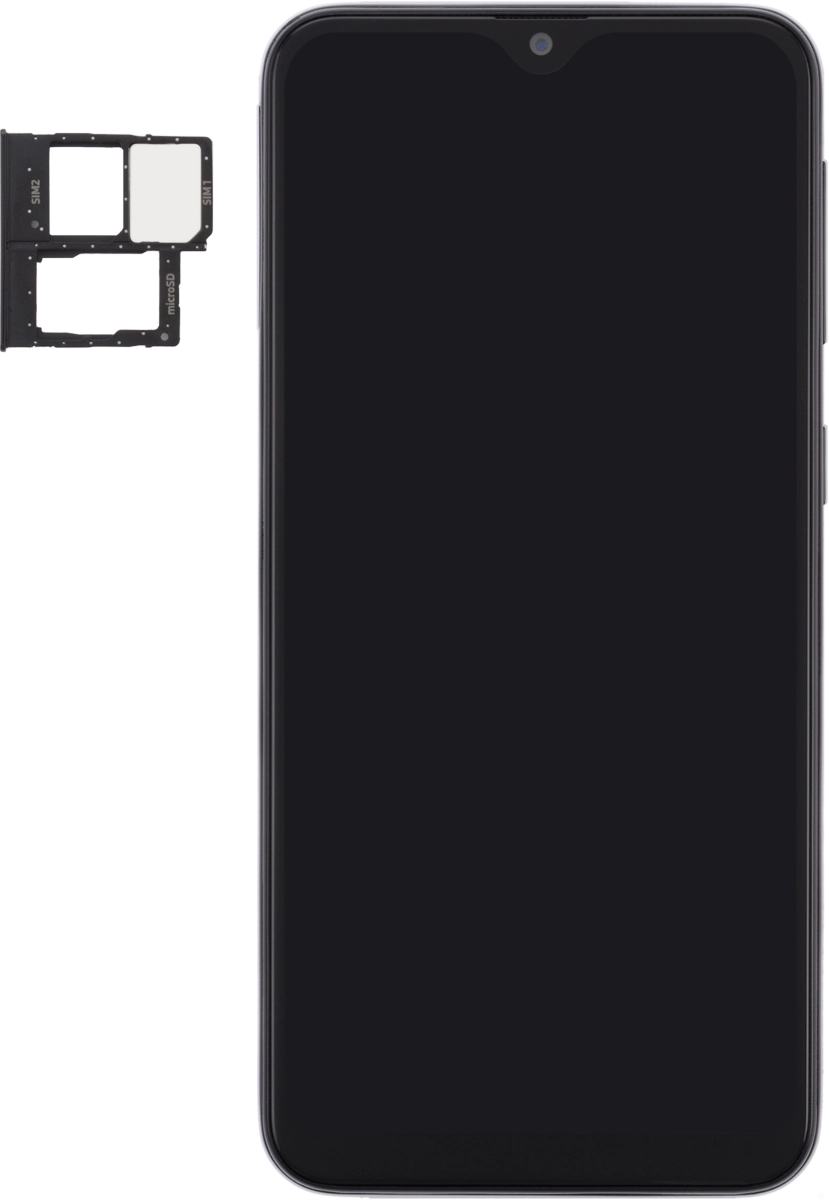 Turn your SIM so the angled corner of the SIM matches the angled corner of the second SIM holder and place your SIM in the SIM holder.