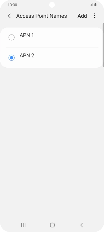 Press the Home key to return to the home screen.