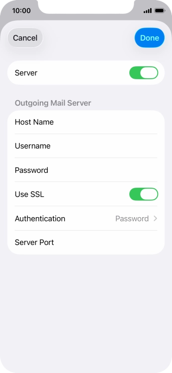 Press Authentication.