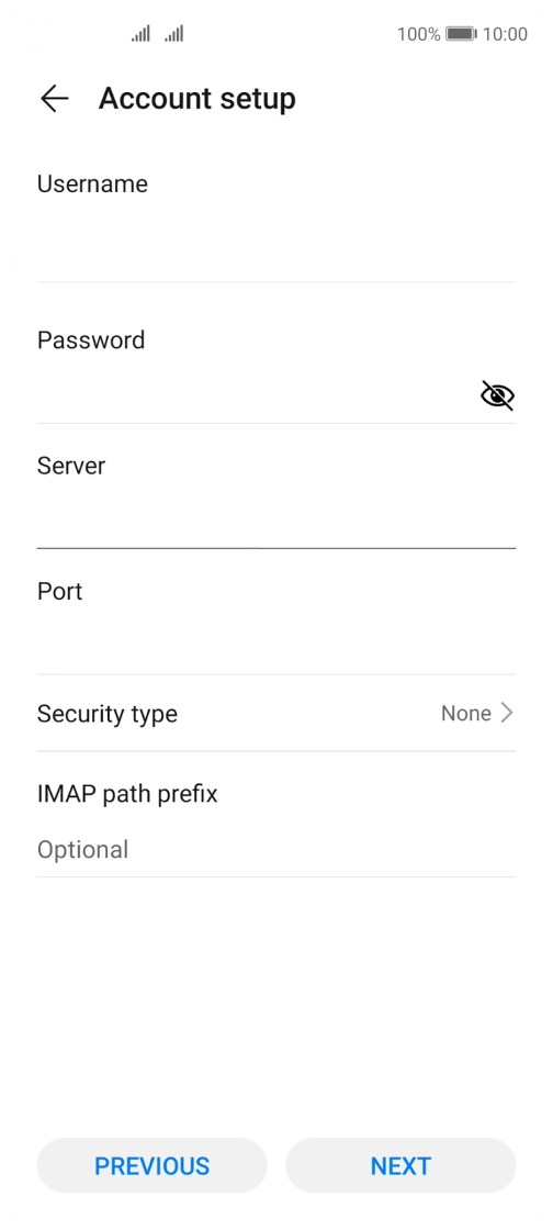 Press the field below 