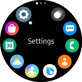 Press the settings icon.