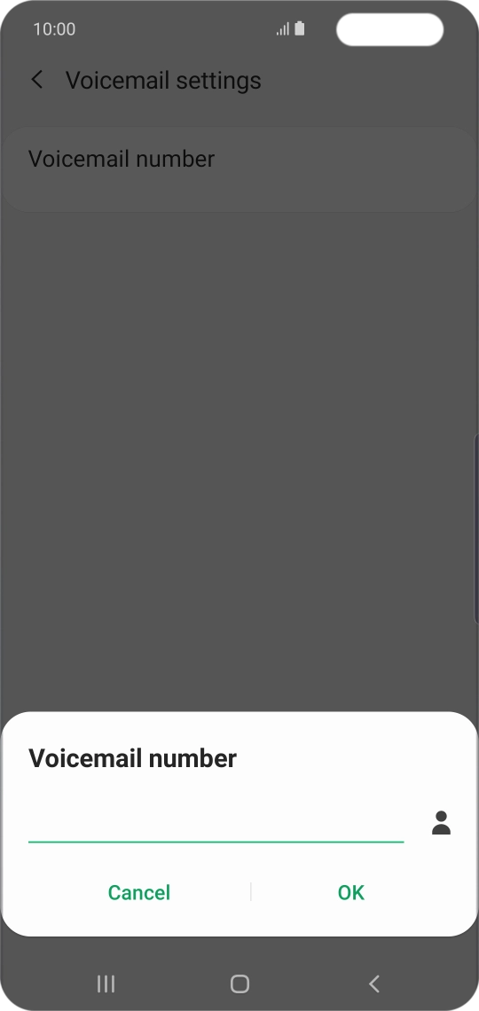 Key in +447953222222 and press OK.