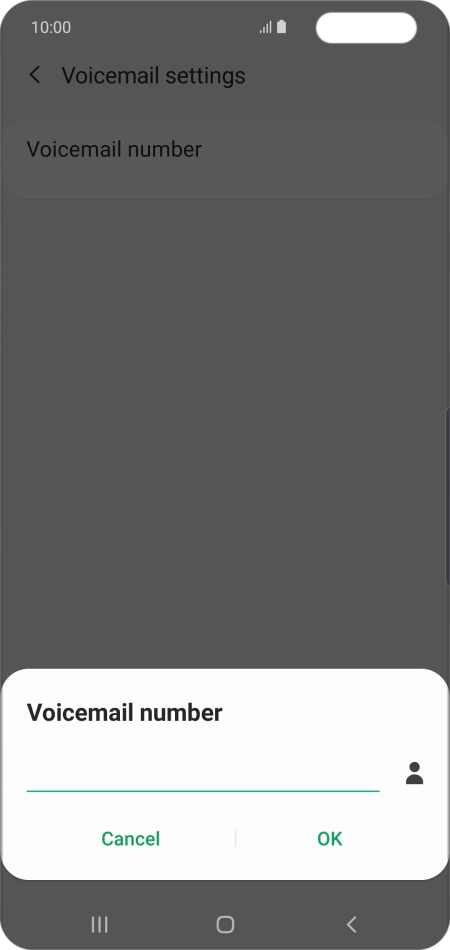 Key in +447953222222 and press OK.