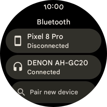 Press the crown to return to the home screen.