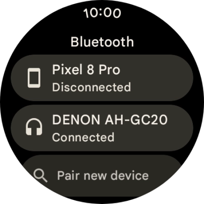 Press the crown to return to the home screen.