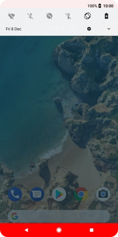 Press the Home key to return to the home screen.