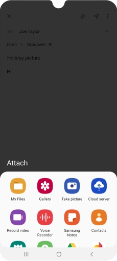 Press My Files and go to the required folder.