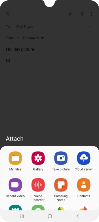 Press My Files and go to the required folder.