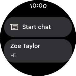 Press the required text message to read it.