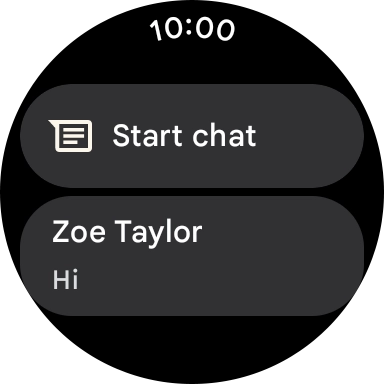 Press the required text message to read it.