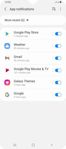 Press the drop down list.